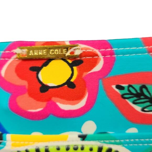 Anne Cole Tankini Top Womens Colorful Beachy Vacay Halter Swimwear Multicolor - Picture 7 of 11